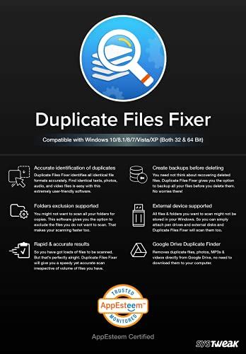 SysTweak Duplicate Files Fixer